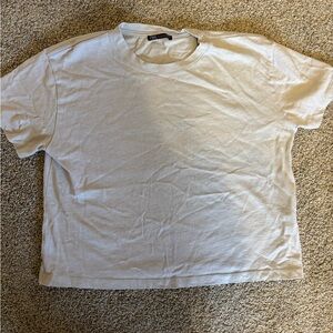 Off-White Short Sleeve Crew Neck T-Shirt